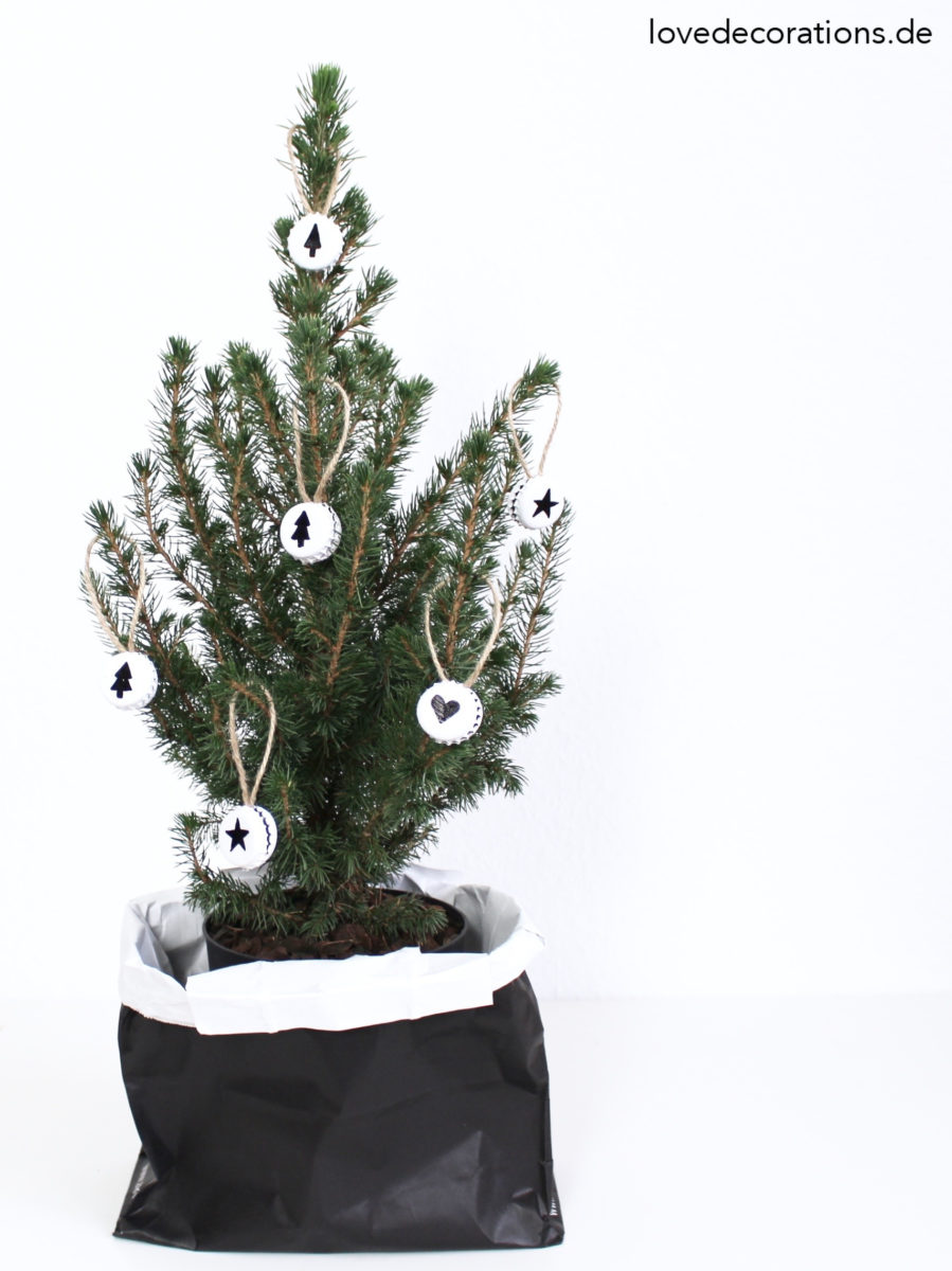 DIY Weihnachtsanhänger aus Kronkorken | DIY Christmas Ornaments made of Crown Cork