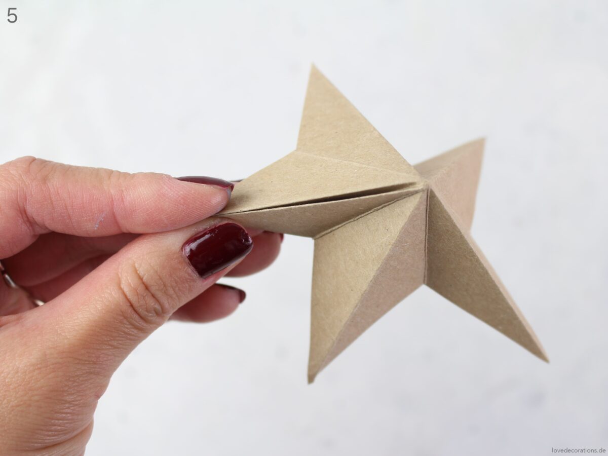 DIY 3D Papier Sterne falten