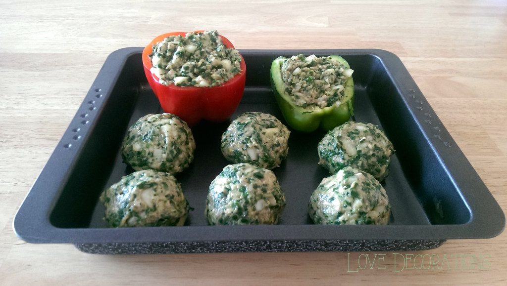 Gefüllte Paprika mit Hackfleisch und Spinat – Love Decorations