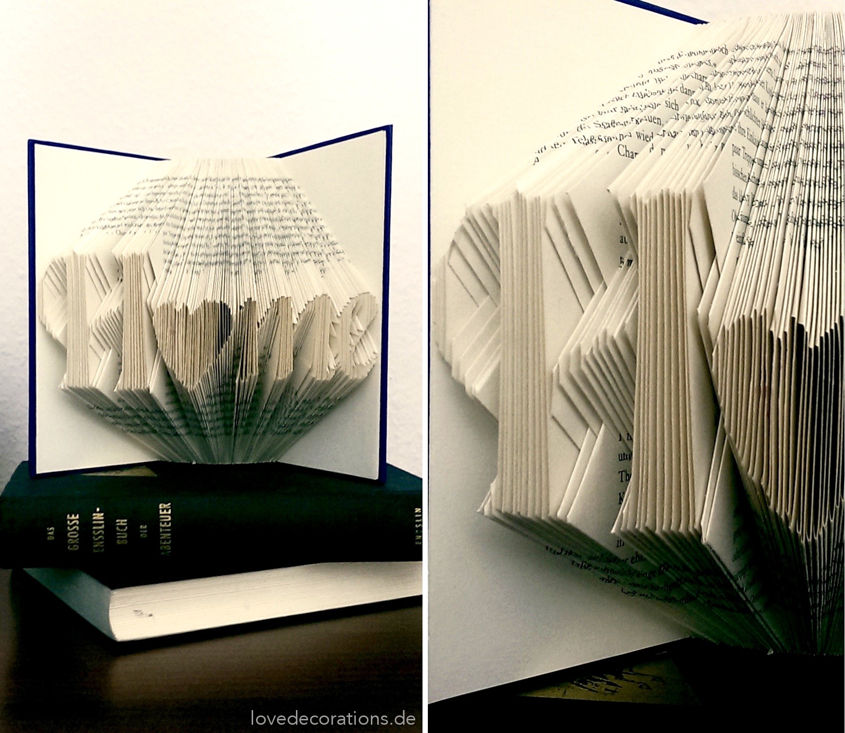 Buch Origami Love Decorations