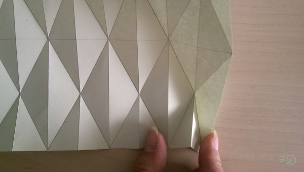 Origami Gläser verschönern 8