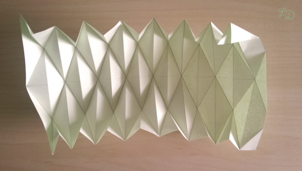Origami Gläser verschönern 9