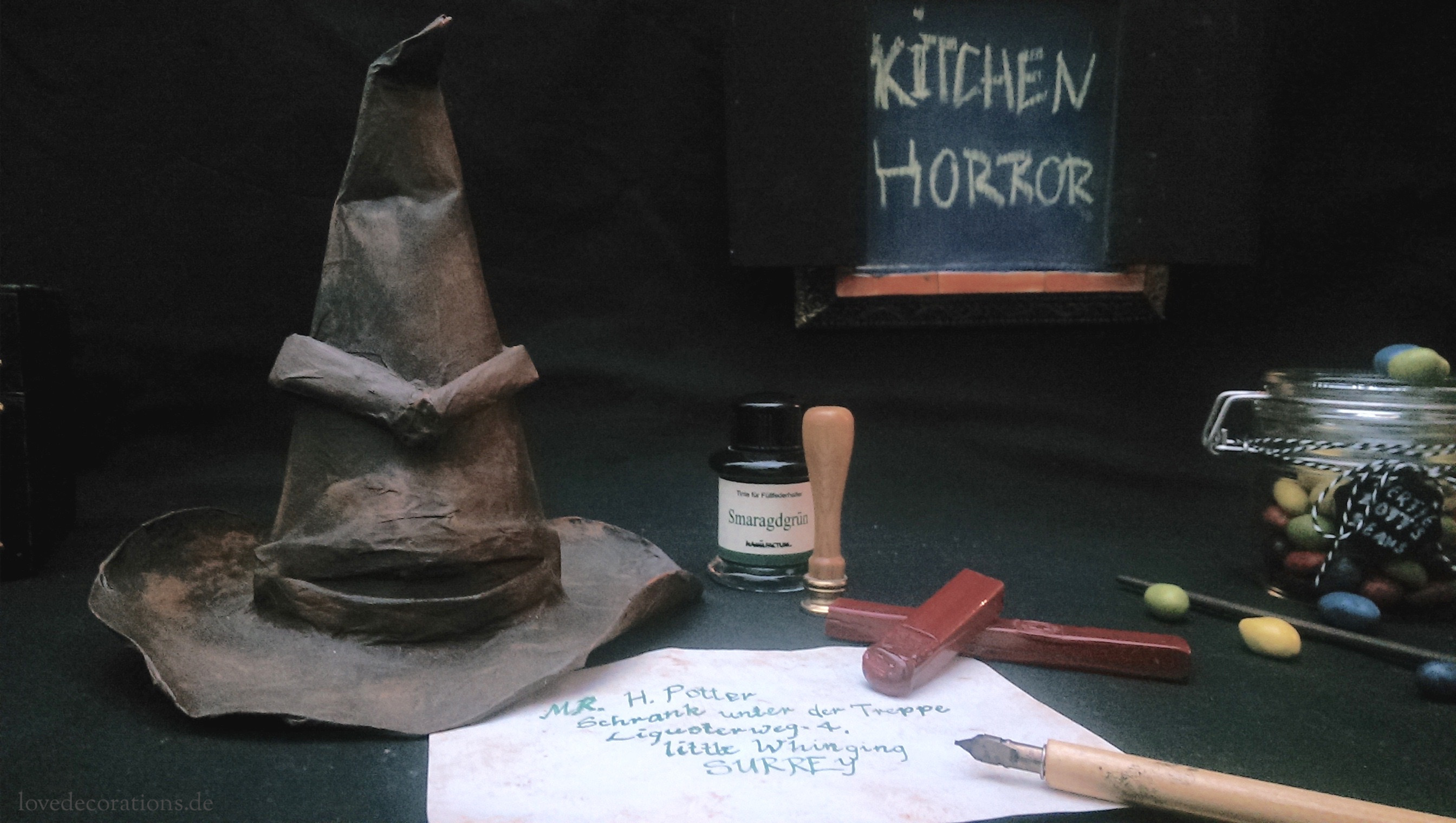 Kitchen Horror Sprechender Hut Harry Potter