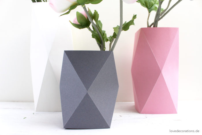 DIY Origami Vase #4