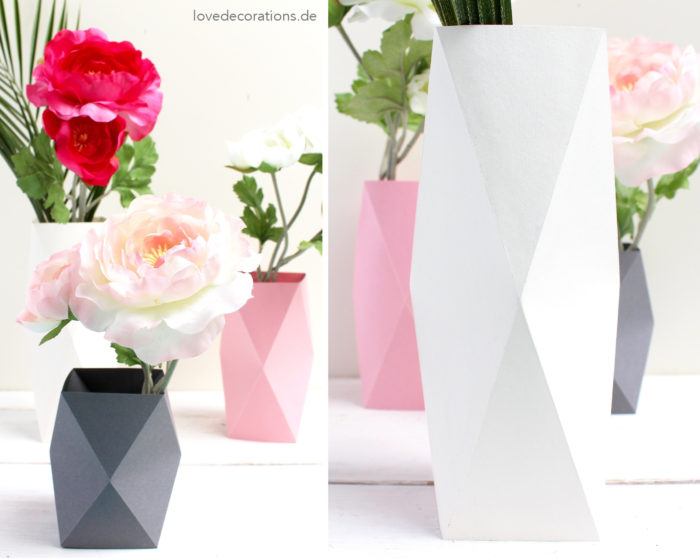 DIY Origami Vase #4