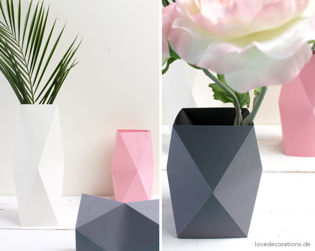 DIY Origami Vase #4 und meine besondere Beziehung zu meiner Babyborn