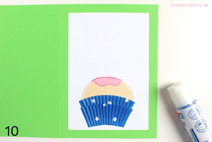 DIY Muffin Geburtstagskarte 10