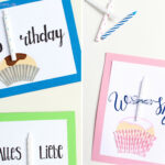 DIY Muffin Geburtstagskarte