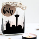 DIY Skyline Teelichtglas + hallo Winterzeit