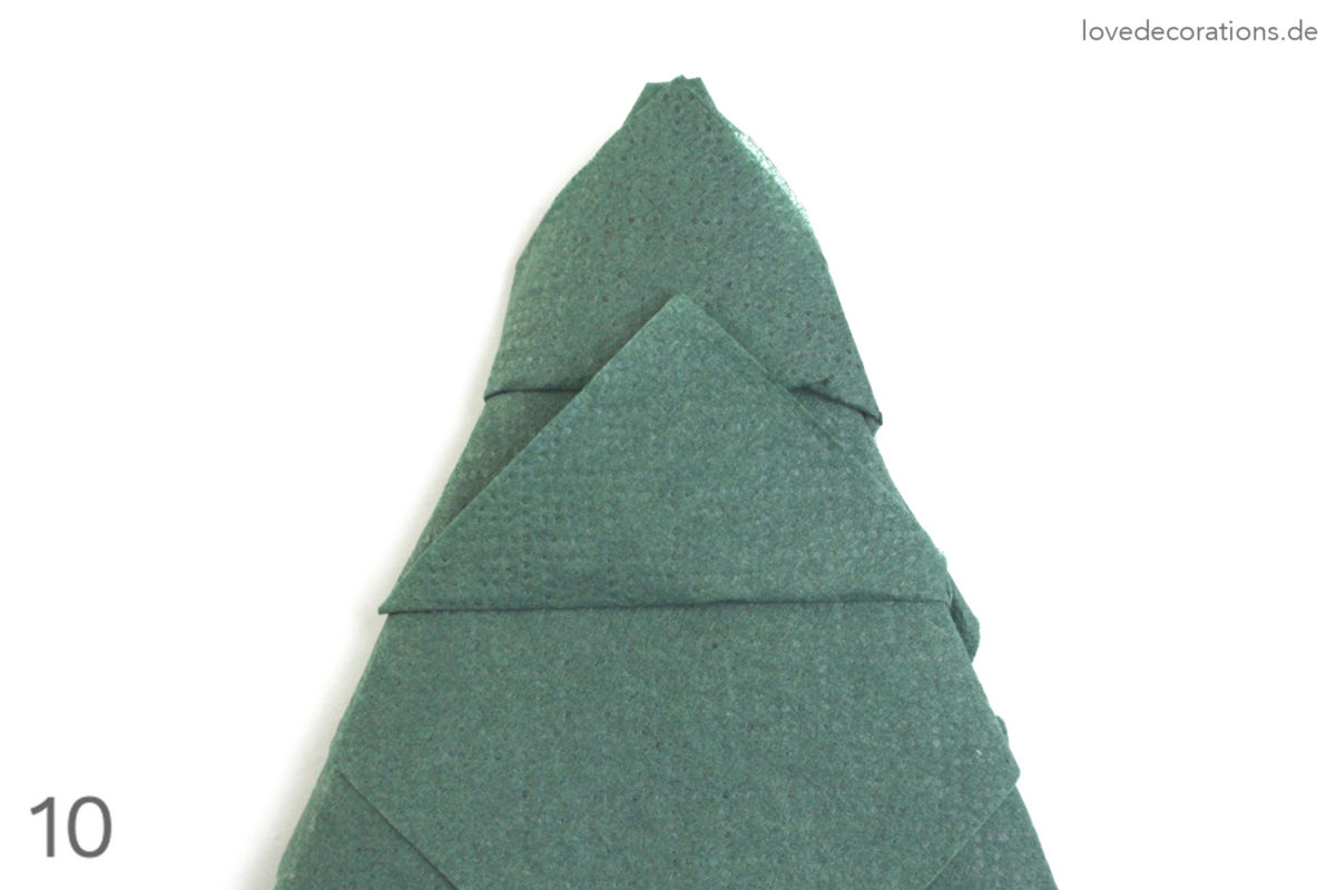 Servietten falten: Tannenbaum | Napkin Folding: Christmas Tree