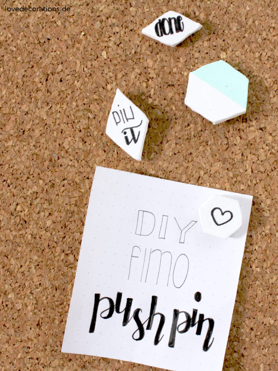 DIY Fimo Push Pin | DIY Clay Push Pin