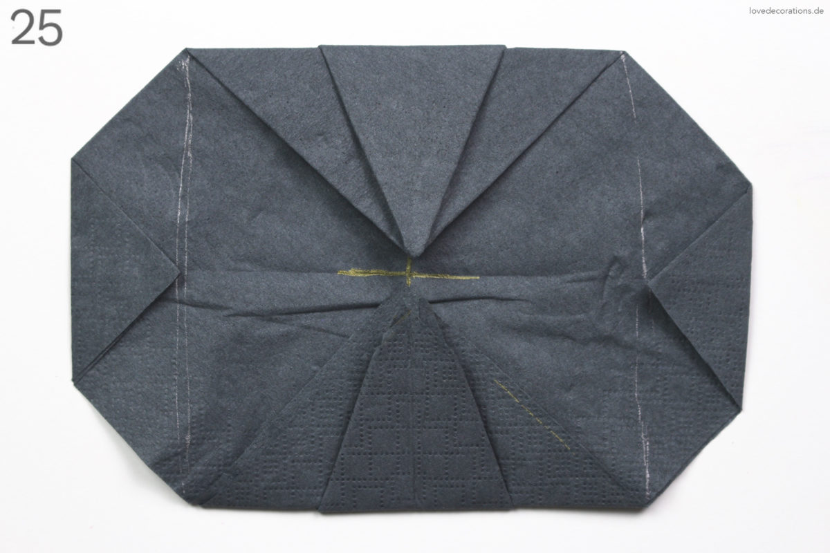 DIY Napkin Folding: Pumpkin | DIY Serviette falten: Kürbis