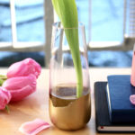DIY Vase aufhübschen #1 + warum der Blog zu kurz kommen musste