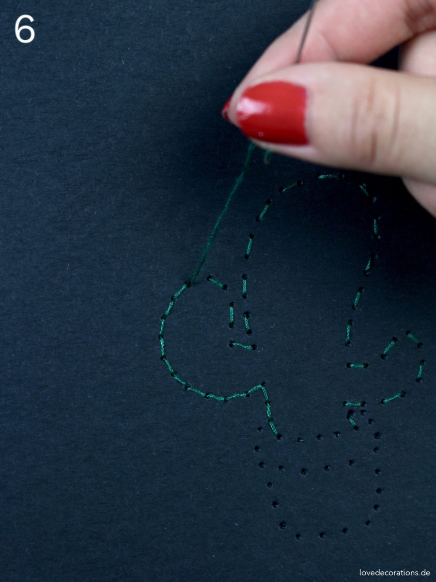 DIY Notizbücher mit Kakteen besticken | DIY embroided Notebook Cover with Cactus
