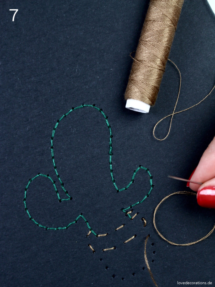 DIY Notizbücher mit Kakteen besticken | DIY embroided Notebook Cover with Cactus