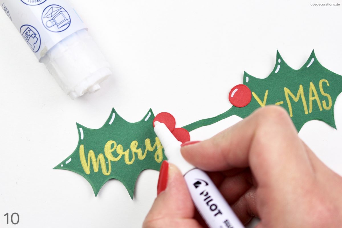 DIY süßer Weihnachtskranz Mitbringsel | Create Yourself A Merry Little Christmas – Türchen Nr. 15