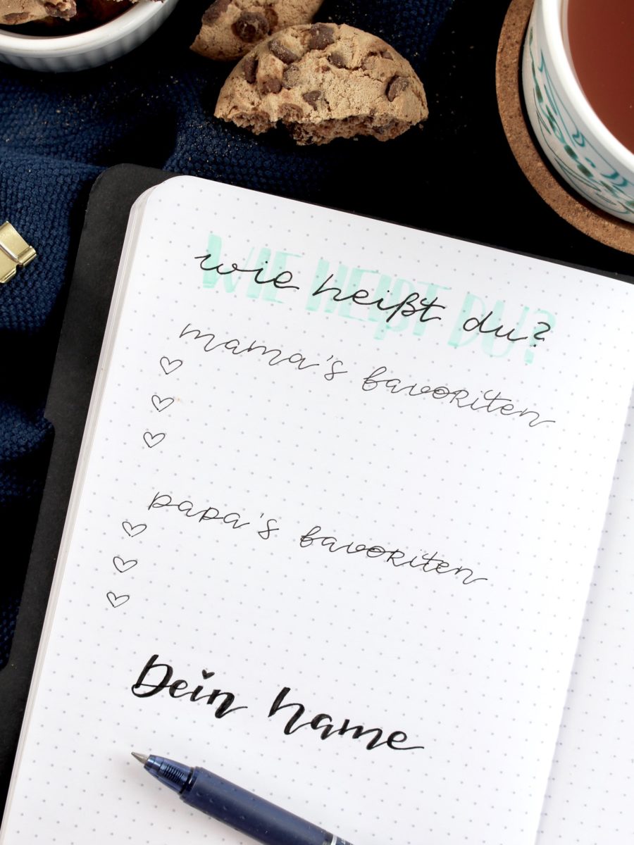 DIY Schwangerschafts-Tagebuch (Bullet Journal) – Oh my Baby! | DIY Pregnancy Diary (Bullet Journal) – Oh my Baby!