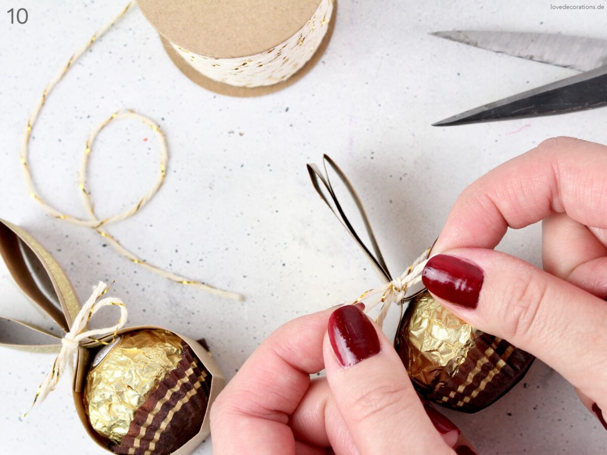 DIY Ferrero Rocher Hasen | Die perfekten Oster-Mitbringsel 