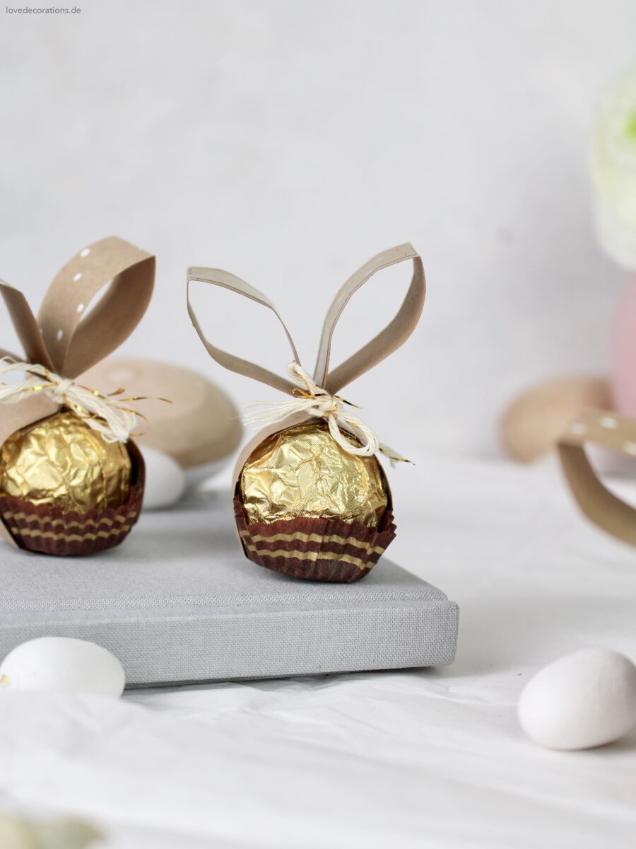 DIY Ferrero Rocher Hasen | Die perfekten Oster-Mitbringsel 