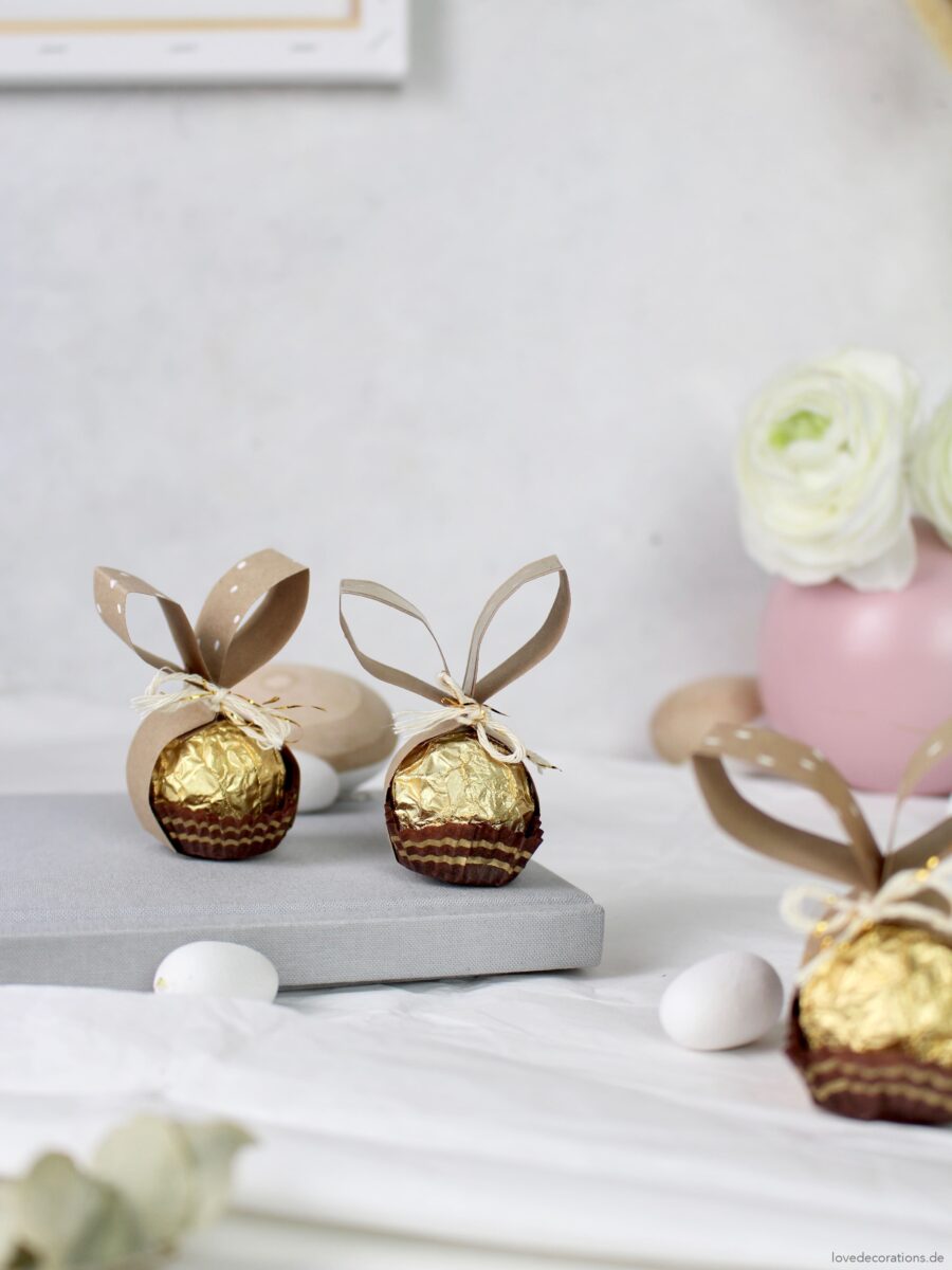 DIY Ferrero Rocher Hasen | Die perfekten Oster-Mitbringsel 