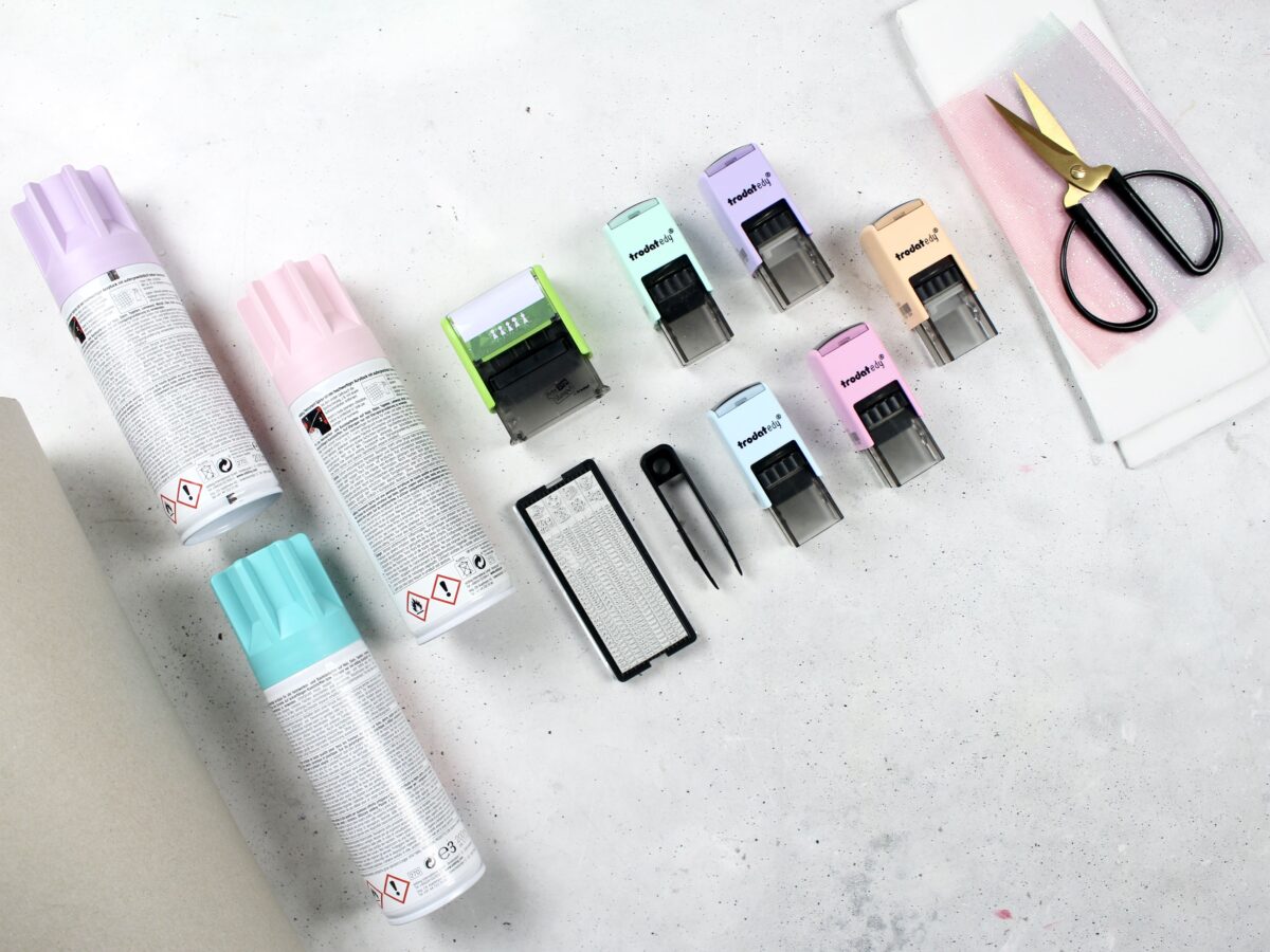 DIY matchy match Schultüte | Deine Dinge Stempel – School Edition | 3 Einschulungs DIYs #BackToSchool