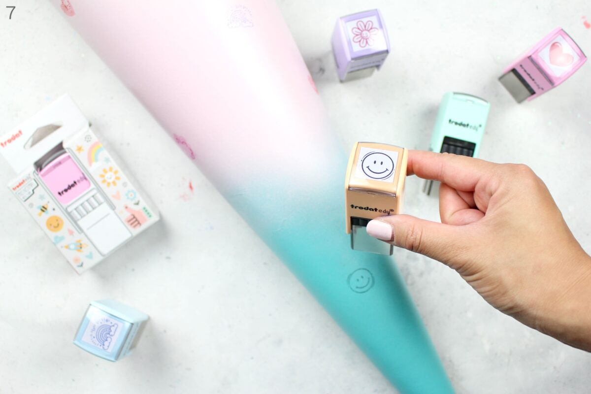 DIY matchy match Schultüte | Deine Dinge Stempel – School Edition | 3 Einschulungs DIYs #BackToSchool