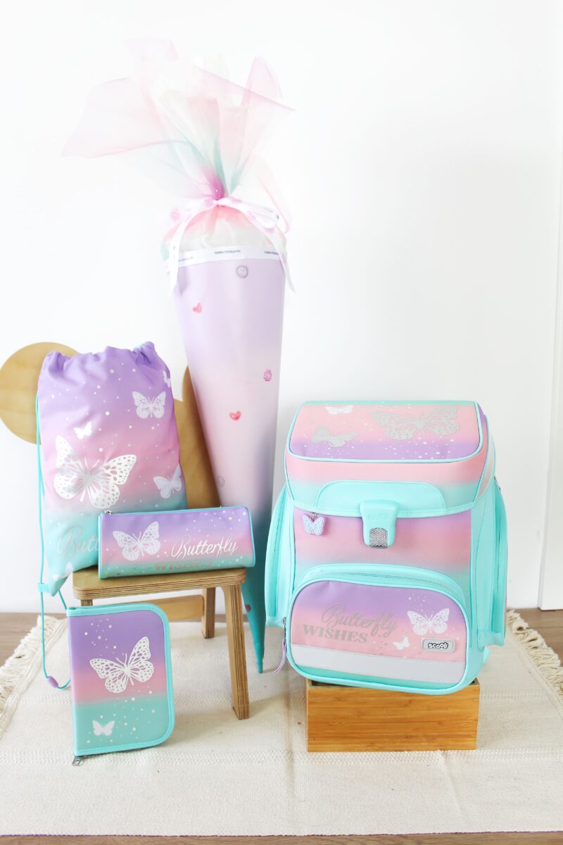 Scooli EasyFit Set Butterfly Wishes | Deine Dinge Stempel – School Edition | 3 Einschulungs DIYs #BackToSchool | Ursus Formati