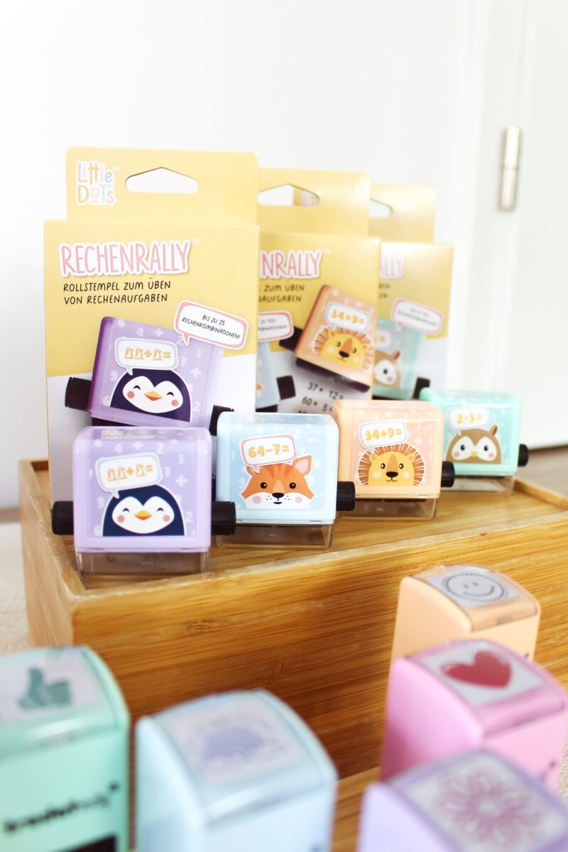 Rechenrally | Deine Dinge Stempel – School Edition | 3 Einschulungs DIYs #BackToSchool