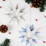 DIY Klopapierrollen Sterne [aufgeklappt]